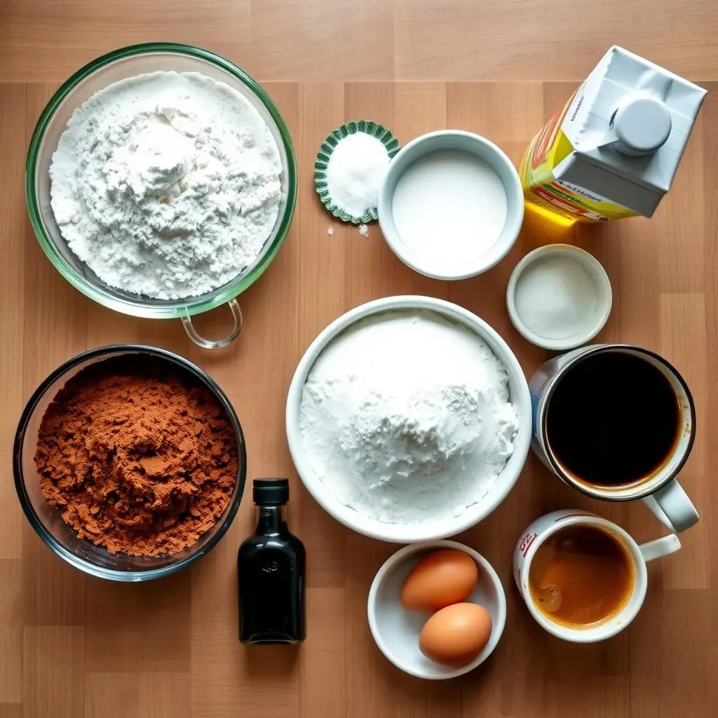 Ingredients for the Best Chocolate Loaf Cake Recipe