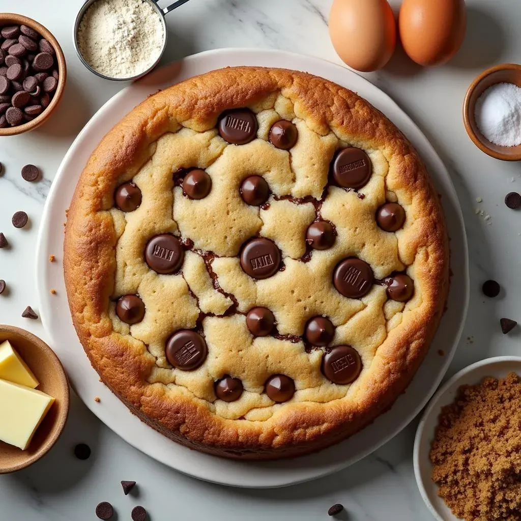 Ingredients for the Perfect Hershey Chocolate Chip Cookie Cake