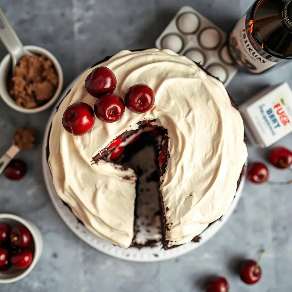 Ingredients for the Ultimate Chocolate Cherry Cake