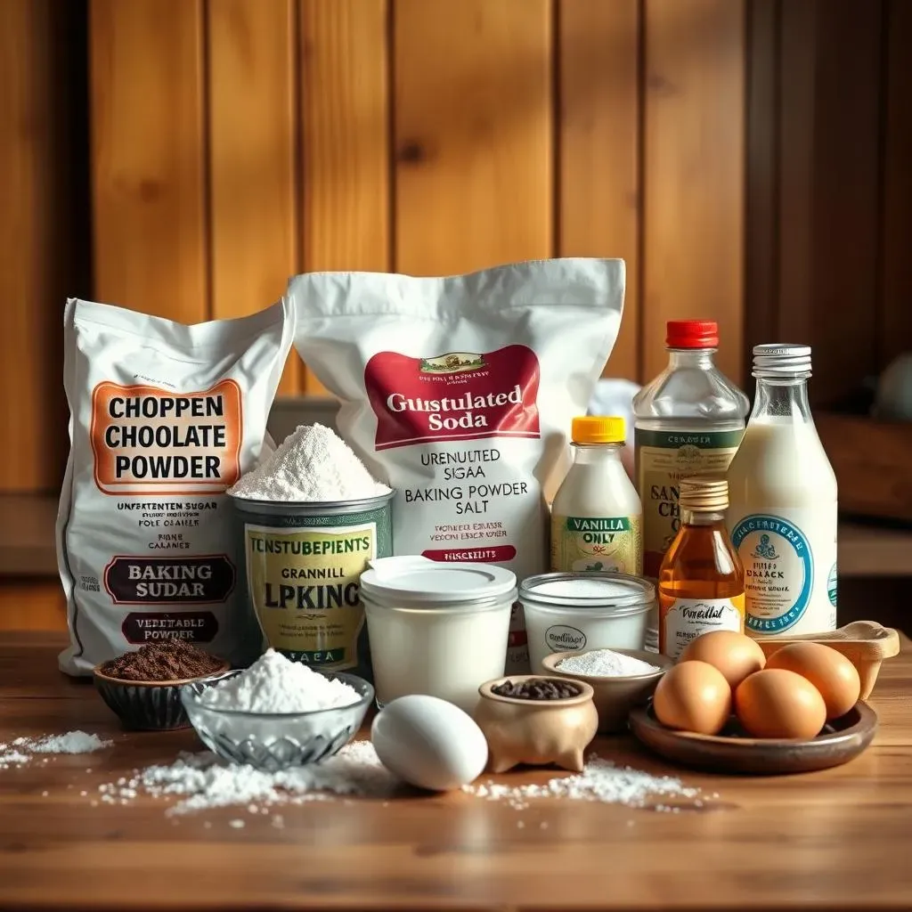 Ingredients for the World's Best Chocolate Cake