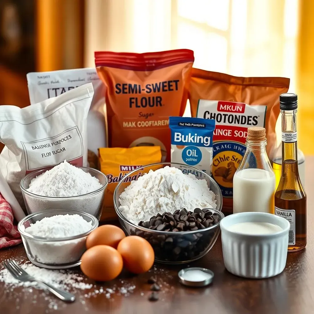 Ingredients for Your Decadent Triple Chocolate Chip Cake