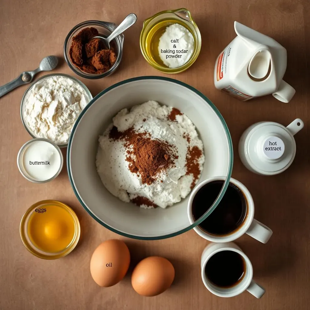 Ingredients for Your Dream Light Chocolate Cake