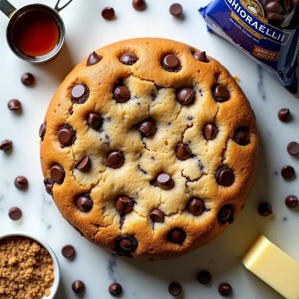 Ingredients for Your Ghirardelli Chocolate Chip Cookie Cake Masterpiece