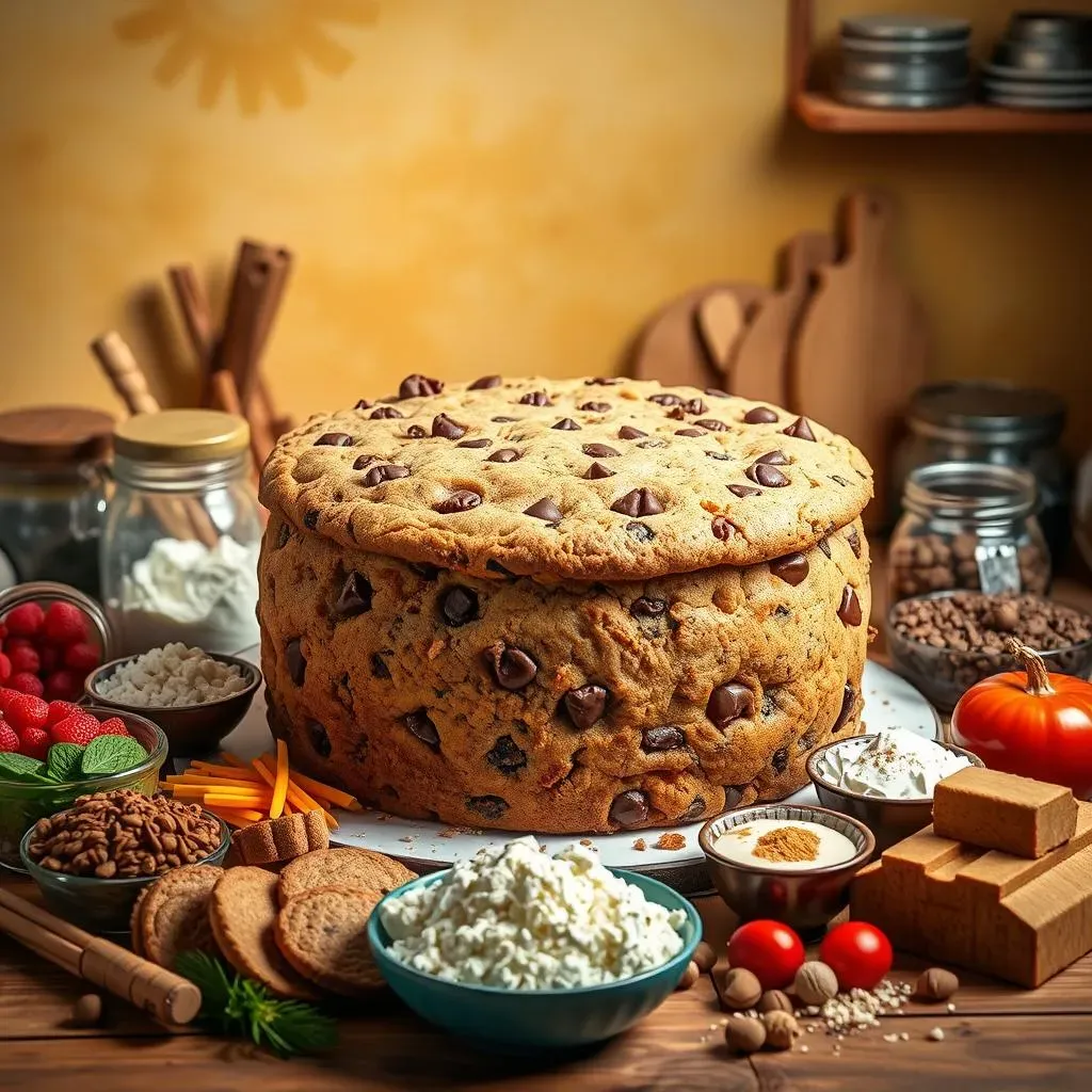Ingredients for Your Giant Cookie Cake Masterpiece