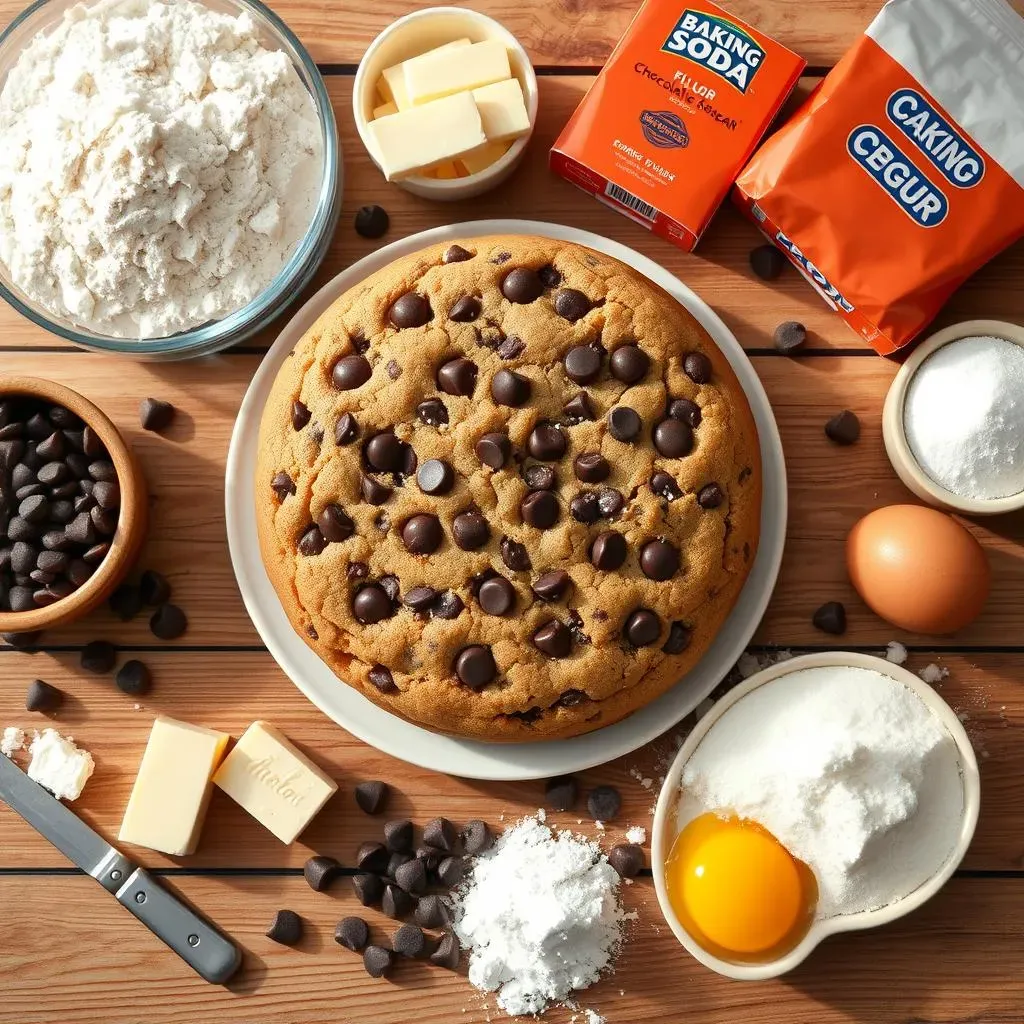 Ingredients You'll Need for Your Chocolate Chip Cookie Cake