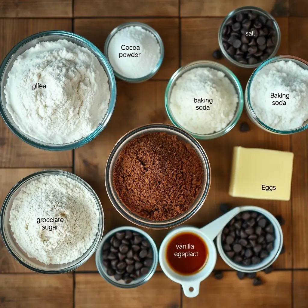 Ingredients You'll Need for Your Double Chocolate Chip Cookie Cake