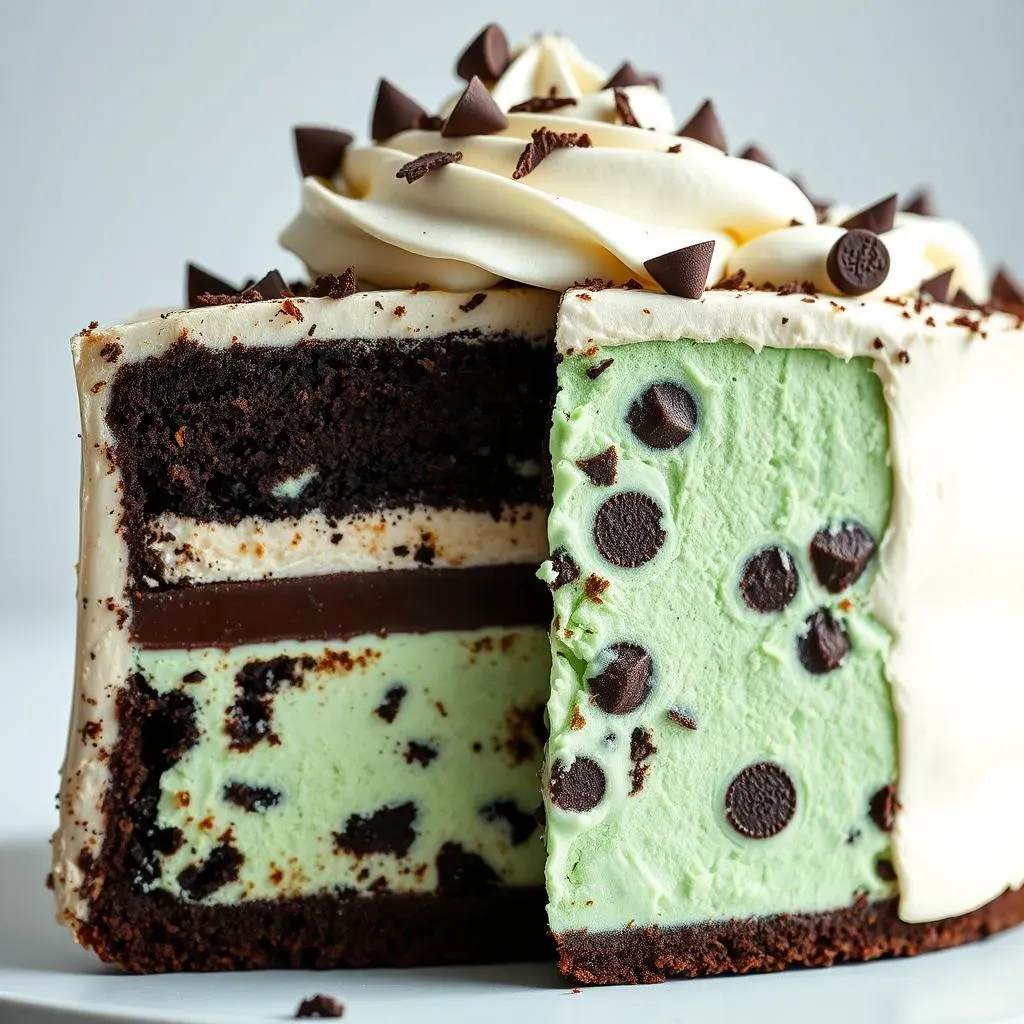 Layering for Success: Assembling Your Mint Chocolate Chip Dream Cake