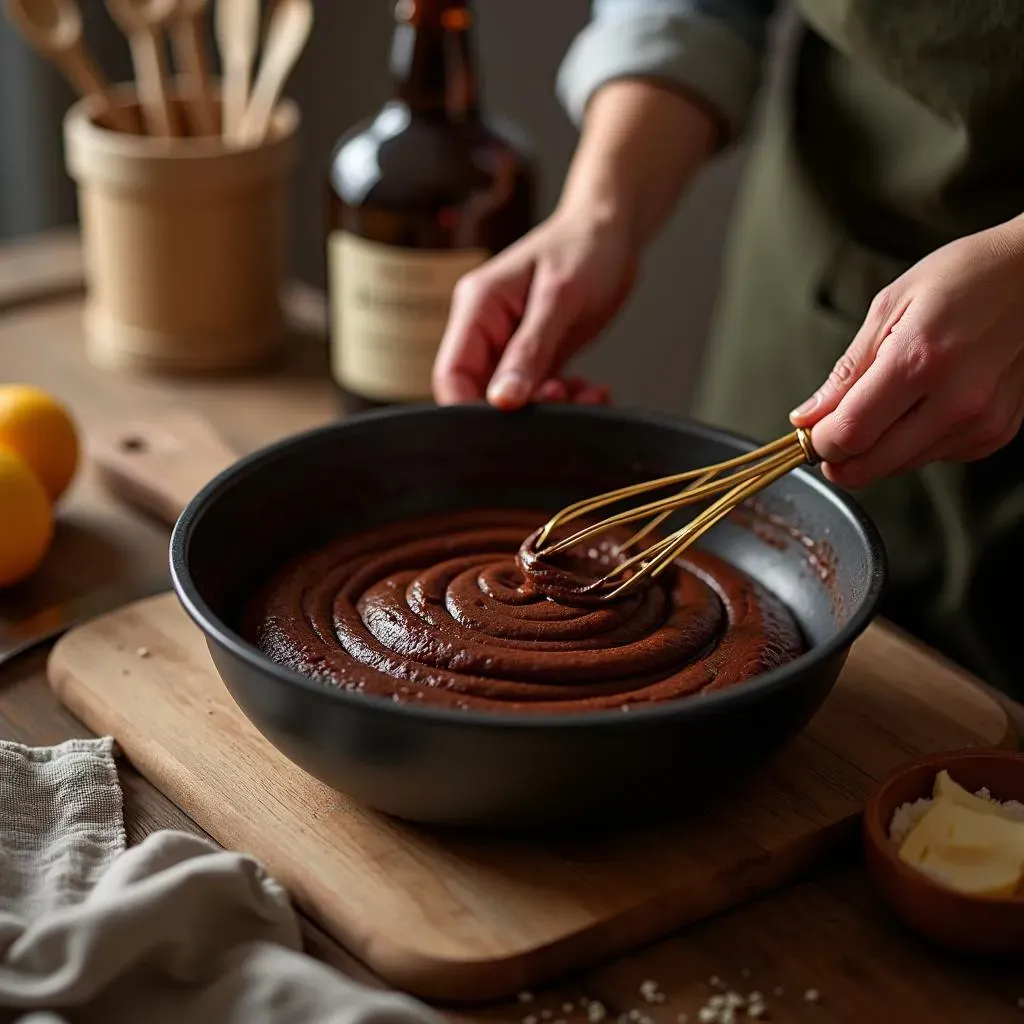 Making the Chocolate Cake and Ganache