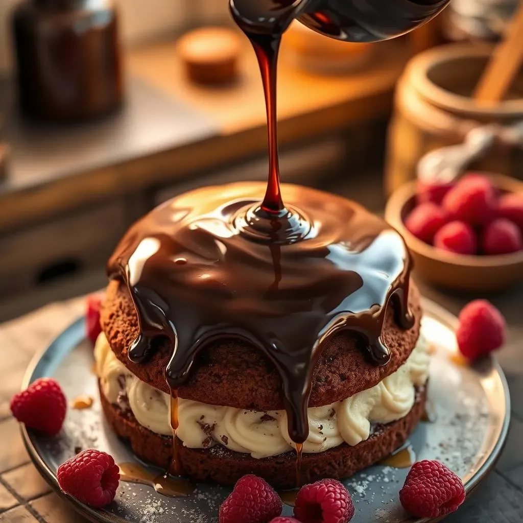 Making the Chocolate Raspberry Ganache