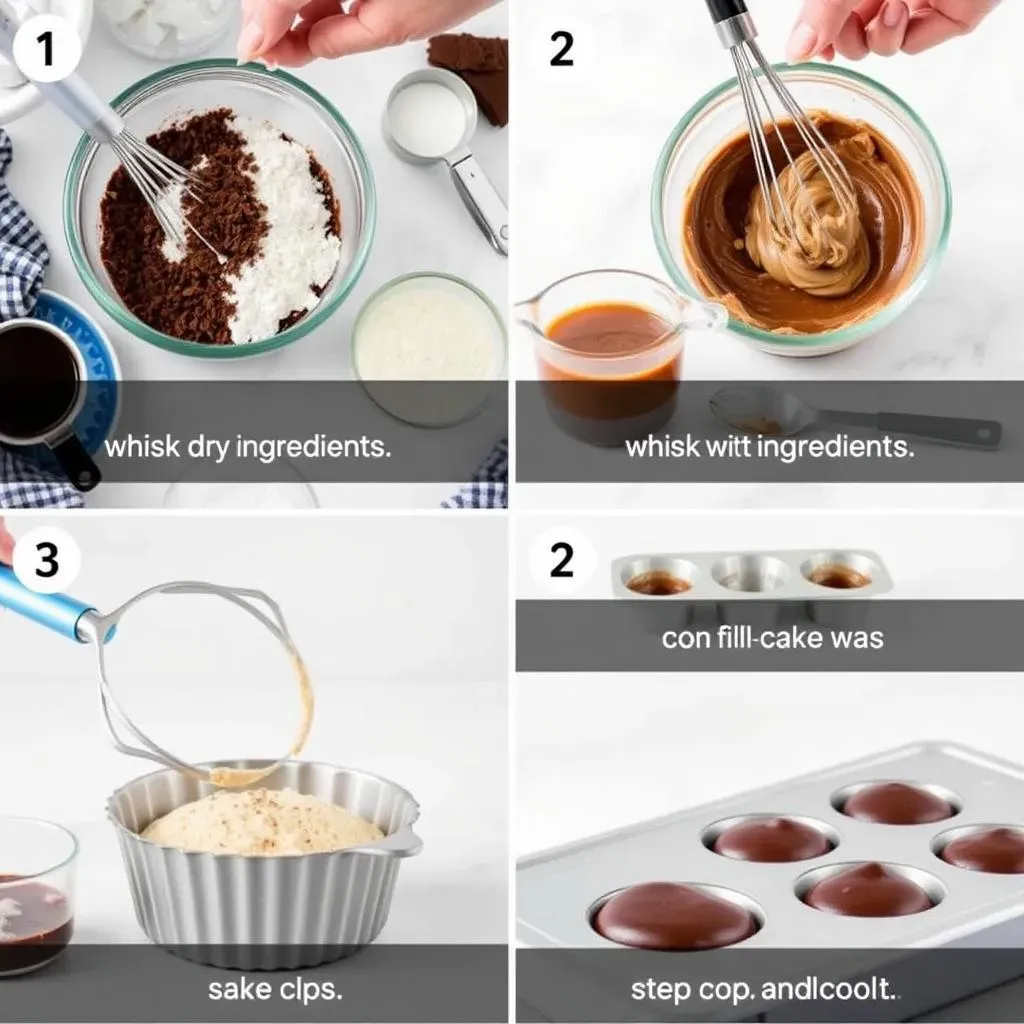 Making the Mini Chocolate Cakes: StepbyStep Guide