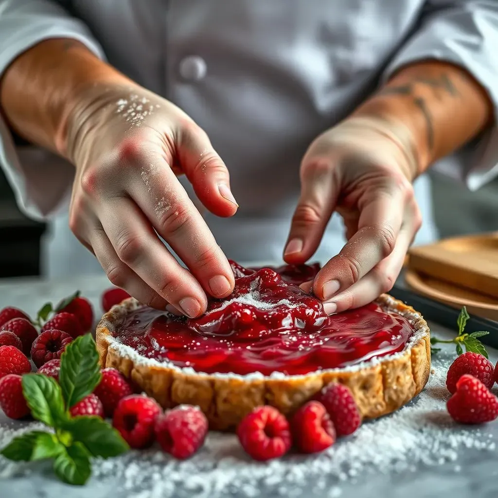 Making the Raspberry Filling