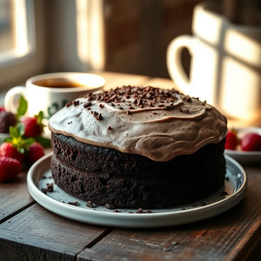 Ultimate No Mixer Chocolate Cake