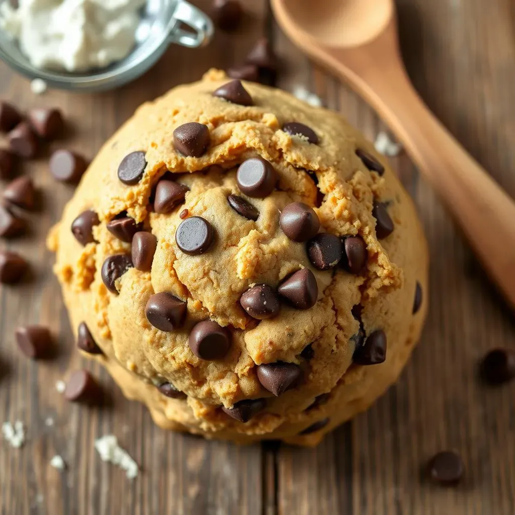 NoChill Soft Chocolate Chip Cookie Cake Dough: A TimeSaver