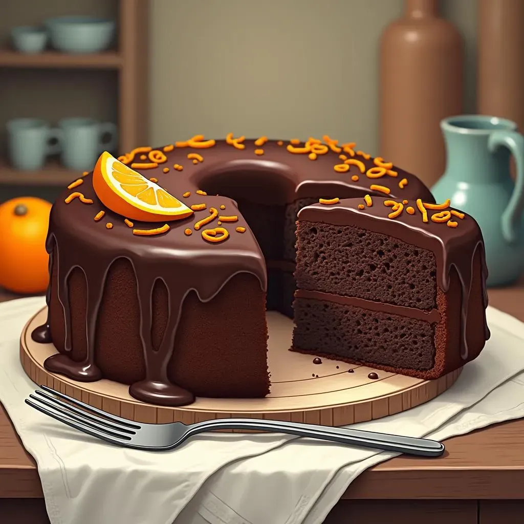 Notes on Orange Chocolate Cake Recipe