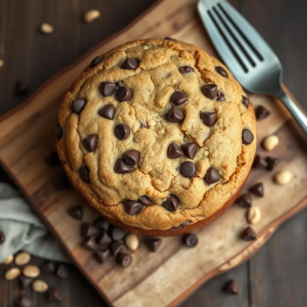 Ultimate Peanut Butter Chocolate Chip Cookie Cake Recipe
