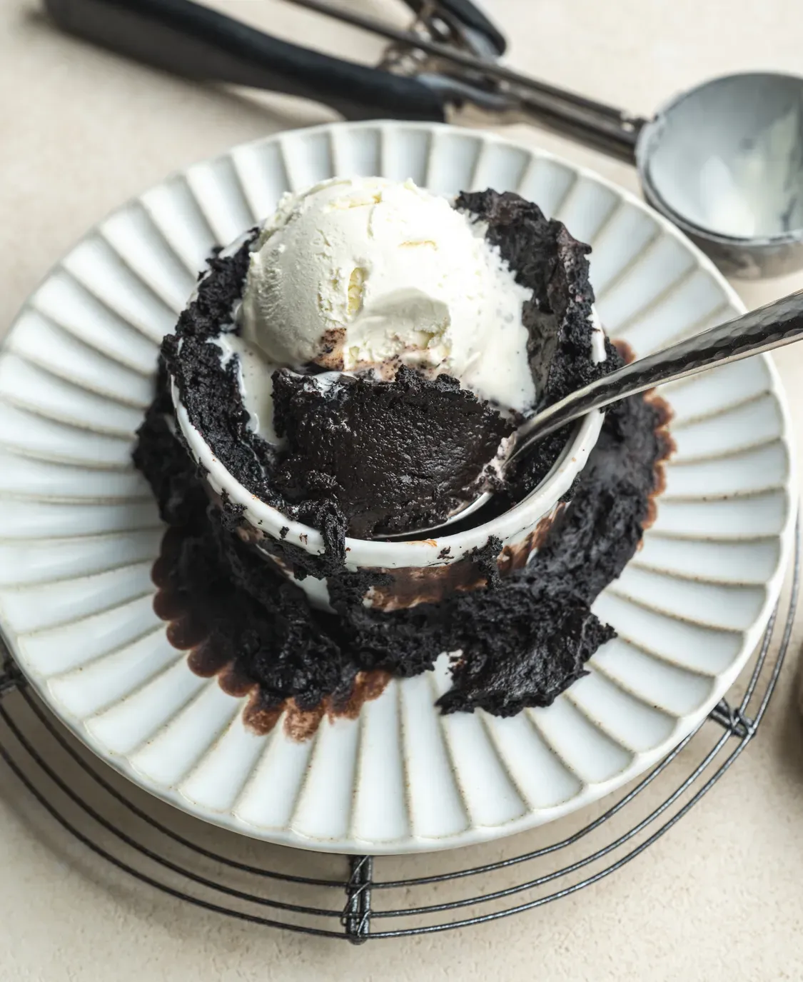 Perfect protein chocolate lava cake recipe for one