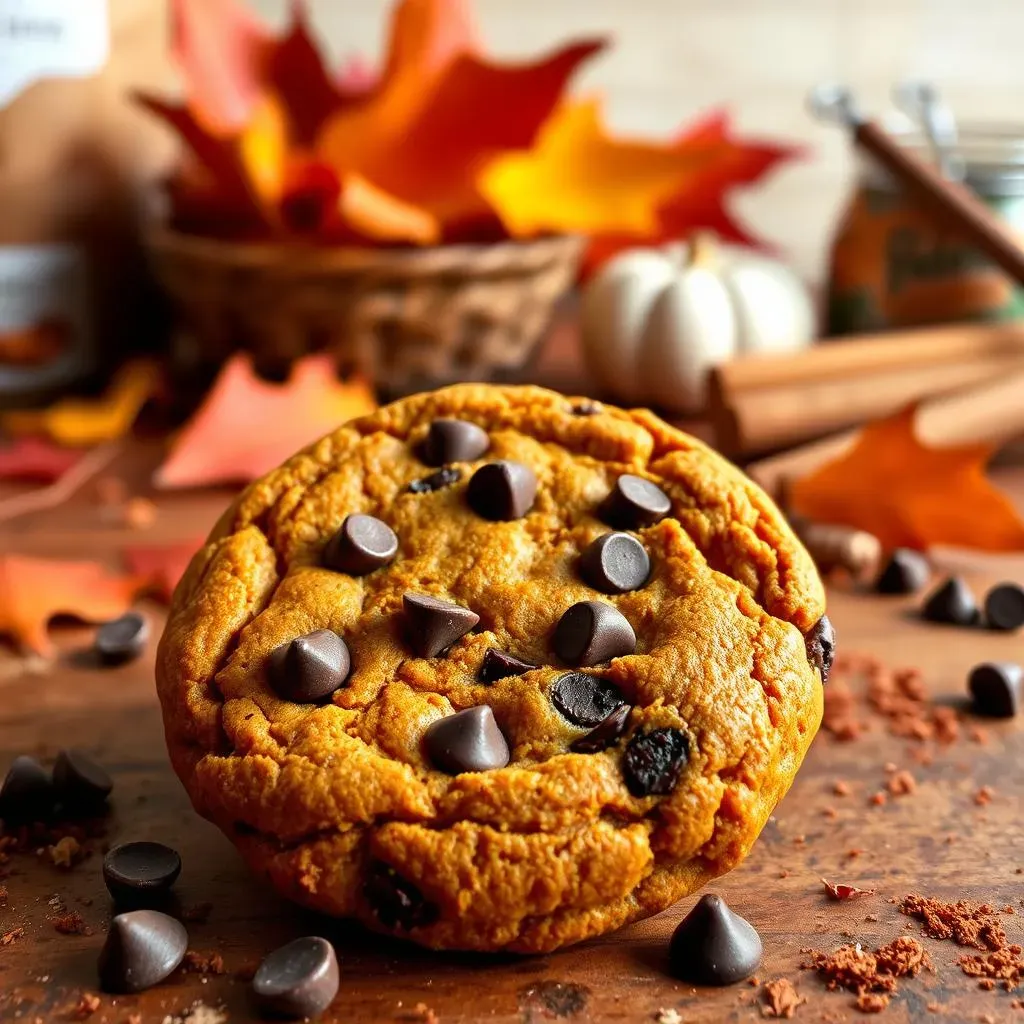 Easy Pumpkin Chocolate Chip Cookie Recipe with Cake Mix