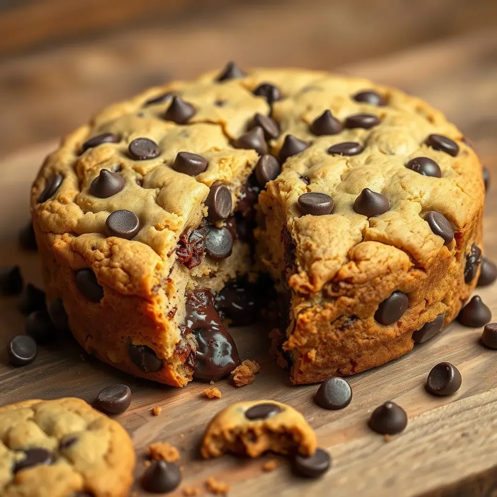 Amazing Recipe for Giant Chocolate Chip Cookie Cake