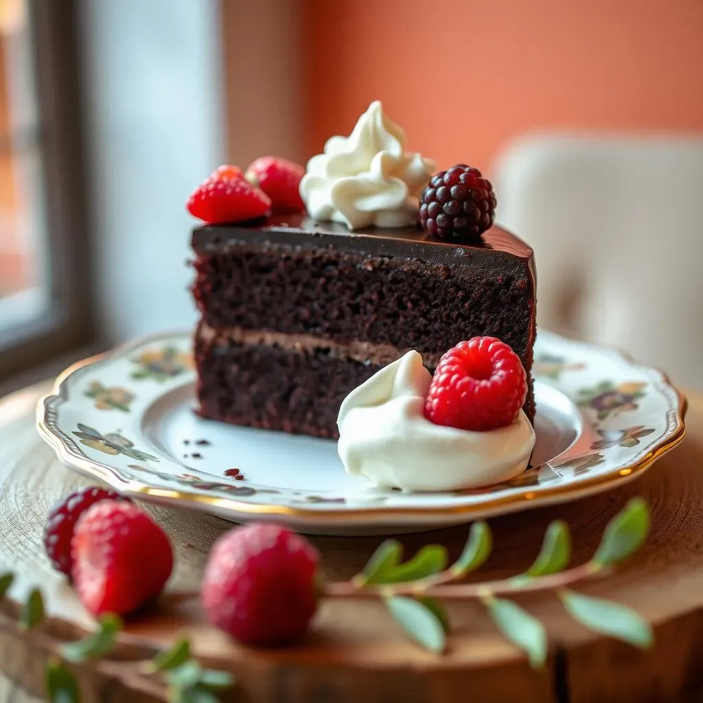 Serving and Storing Your Delicious Chocolate Beetroot Cake