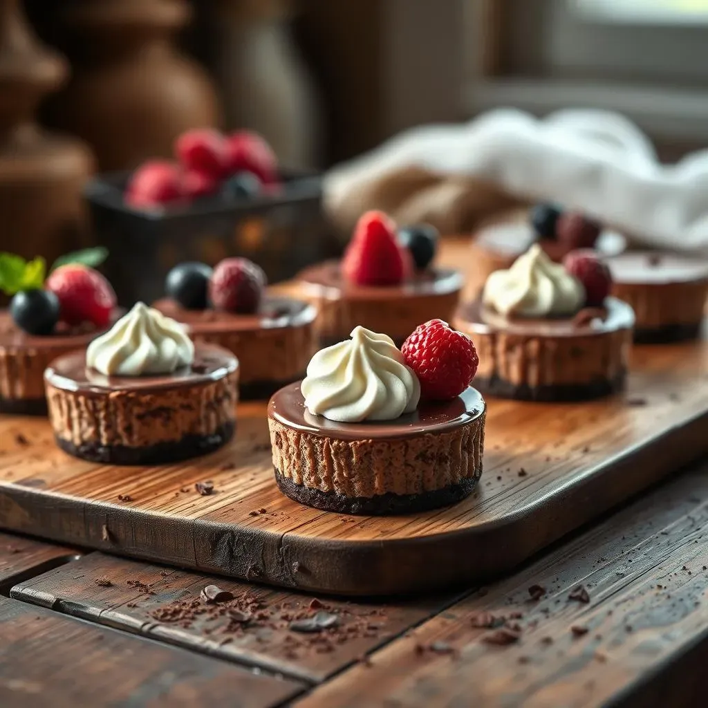 Serving and Storing Your Delicious Mini Chocolate Cheesecakes