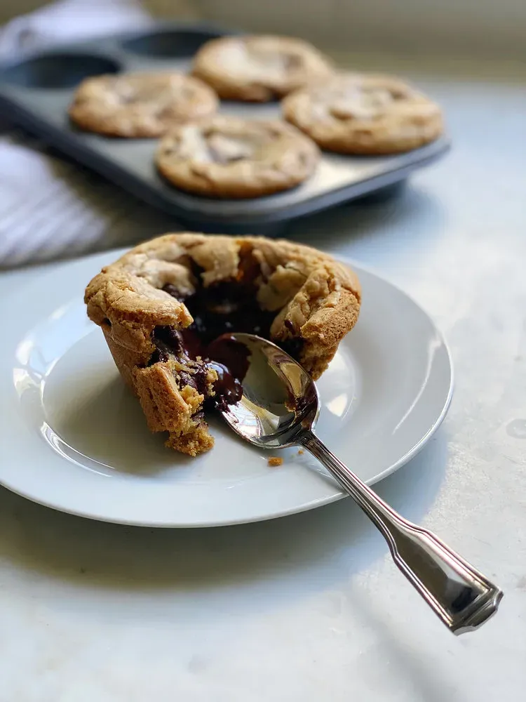 Serving Up Bliss: Finishing Your Chocolate Chip Lava Cakes