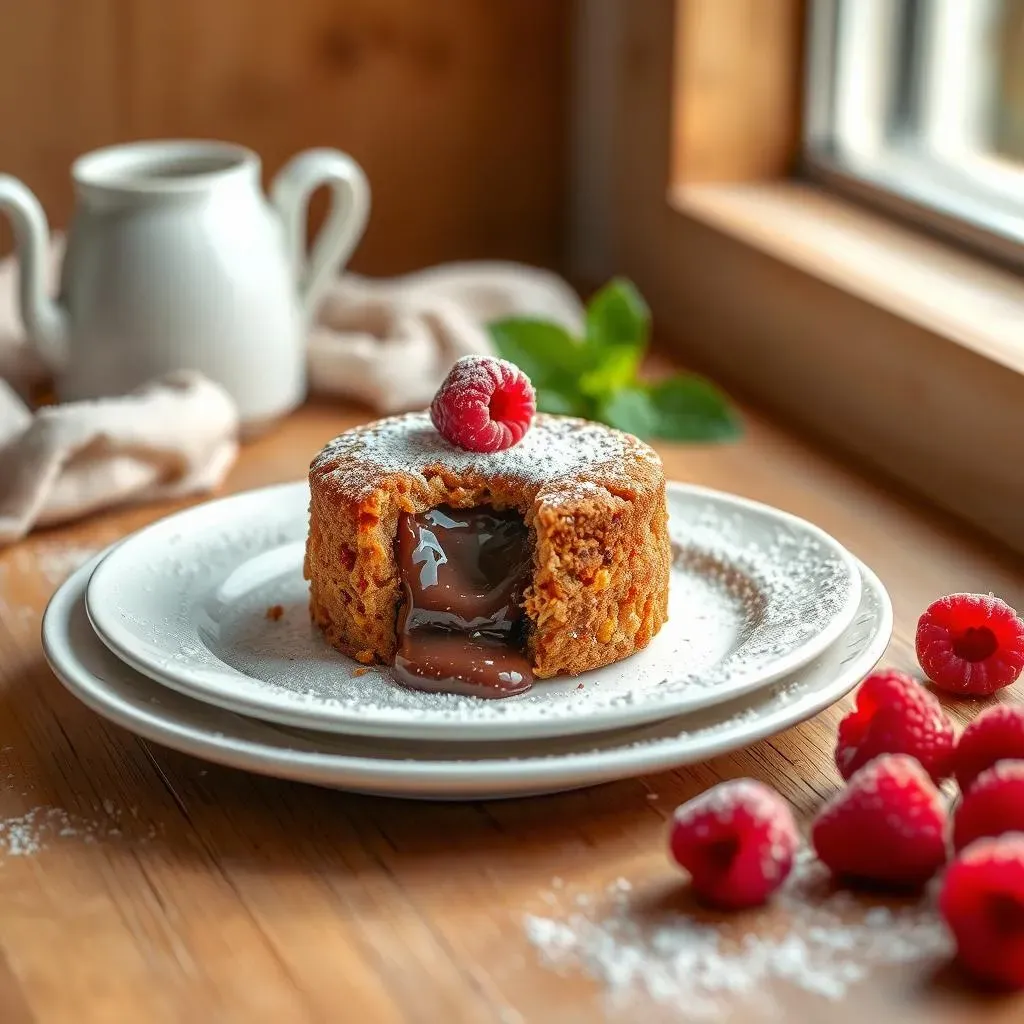 Serving Your Decadent 2 Ingredient Lava Cakes