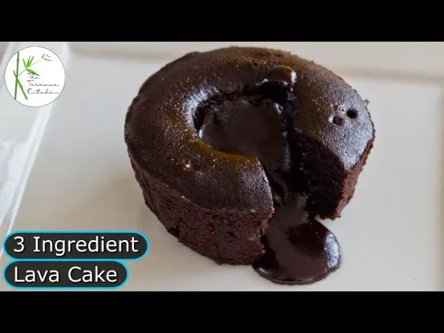 Serving Your Decadent 3 Ingredient Chocolate Lava Cake