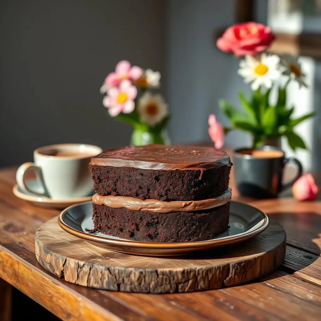 Absolute Simple 1 Layer Chocolate Cake Recipe