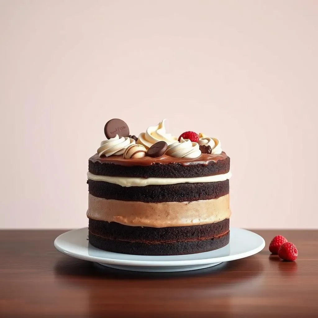 Simple Chocolate Cake: Frosting and Customizing