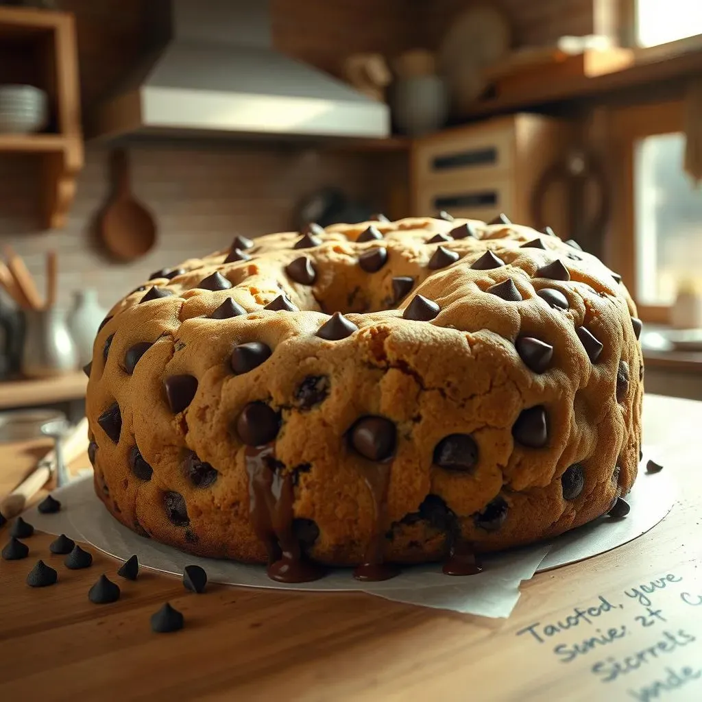 Ultimate Simple Chocolate Chip Cookie Cake Recipe