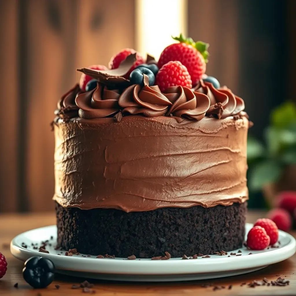 Simple Delicious Chocolate Cake: Frosting and Variations