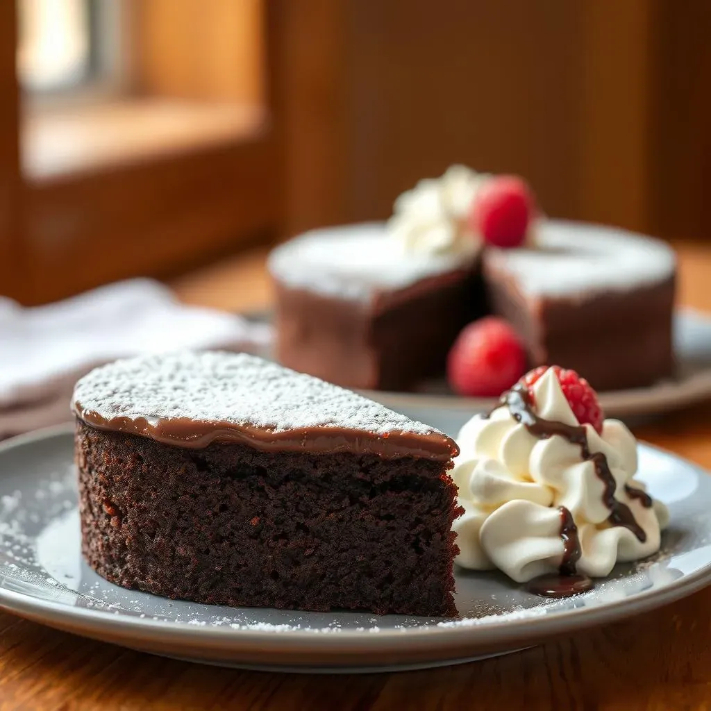 Simple Flourless Chocolate Cake:  Variations and Serving Suggestions