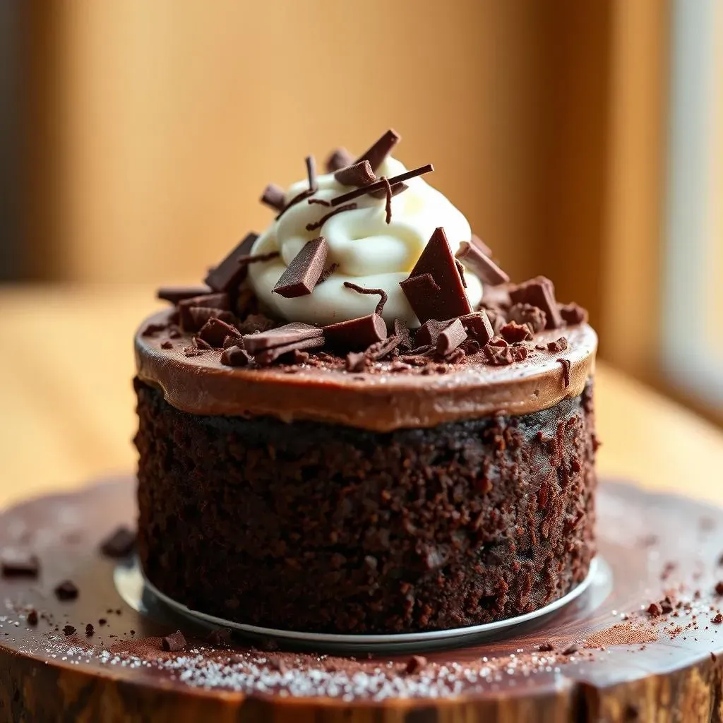 Simple small chocolate cake recipe: Amazing for date night