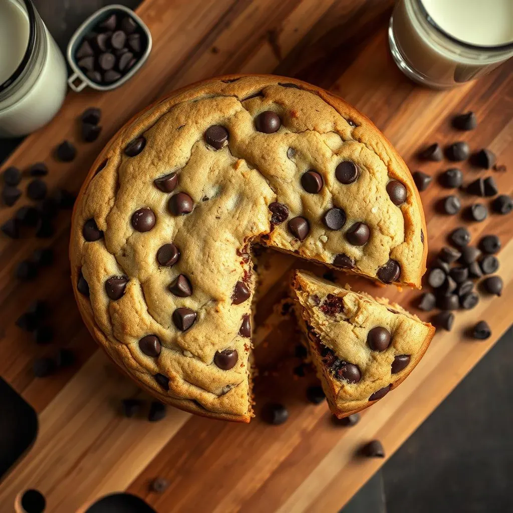 Ultimate Soft Chocolate Chip Cookie Cake Recipe