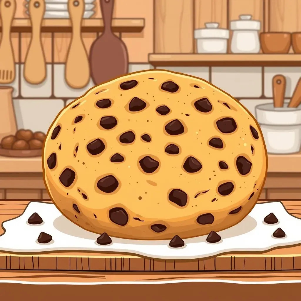 StepbyStep: Baking the Perfect Large Chocolate Chip Cookie Cake