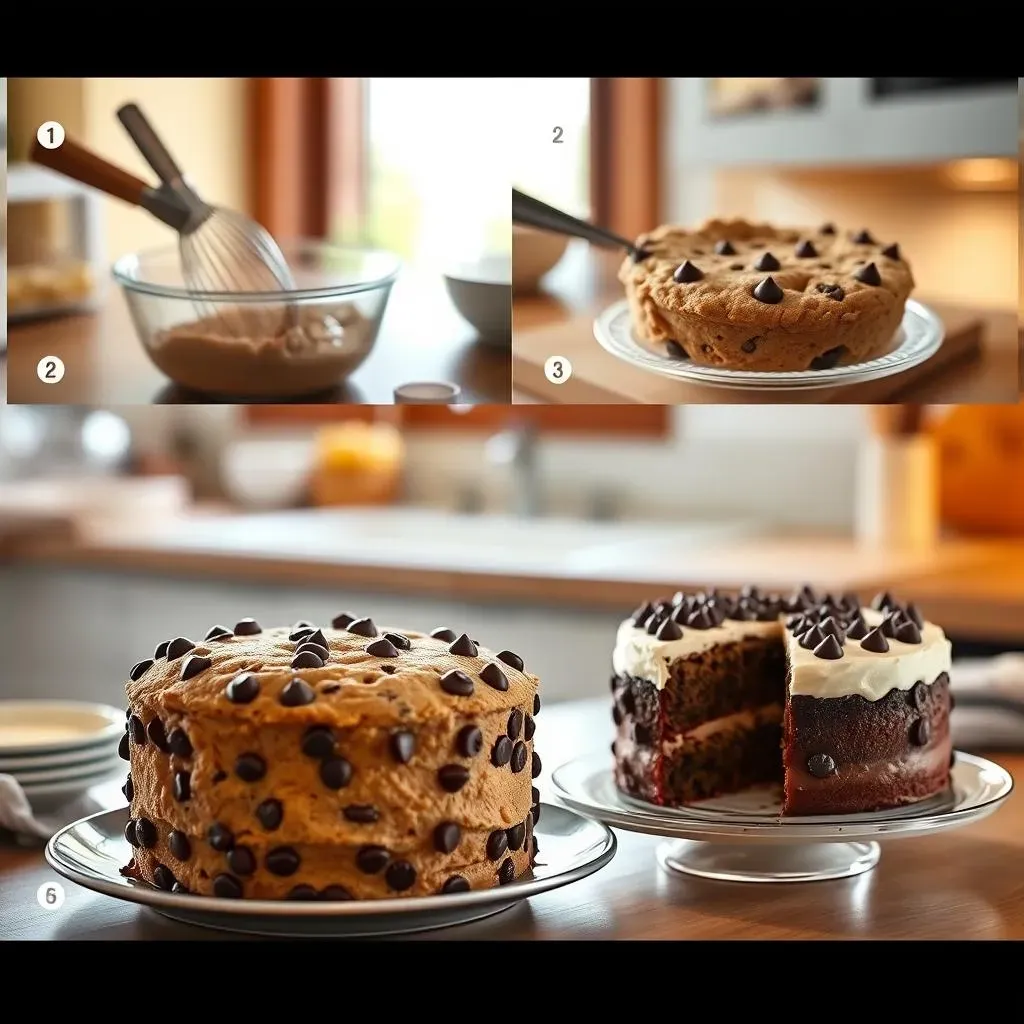 StepbyStep: Baking Your Dream Chocolate Chip Cookie Cake