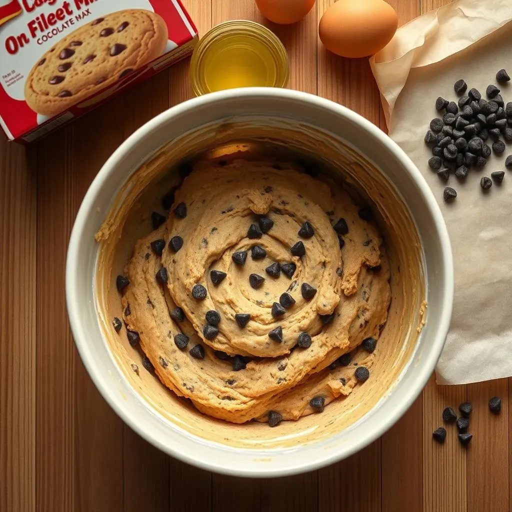 StepbyStep: Baking Your Own Cake Mix Chocolate Chip Cookies