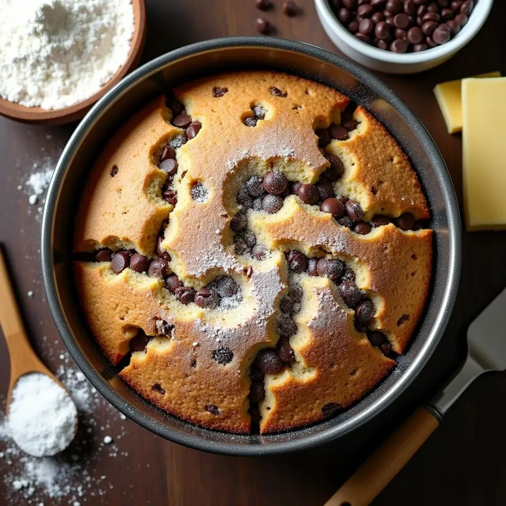 StepbyStep: Baking Your Own Hershey Chocolate Chip Cookie Cake