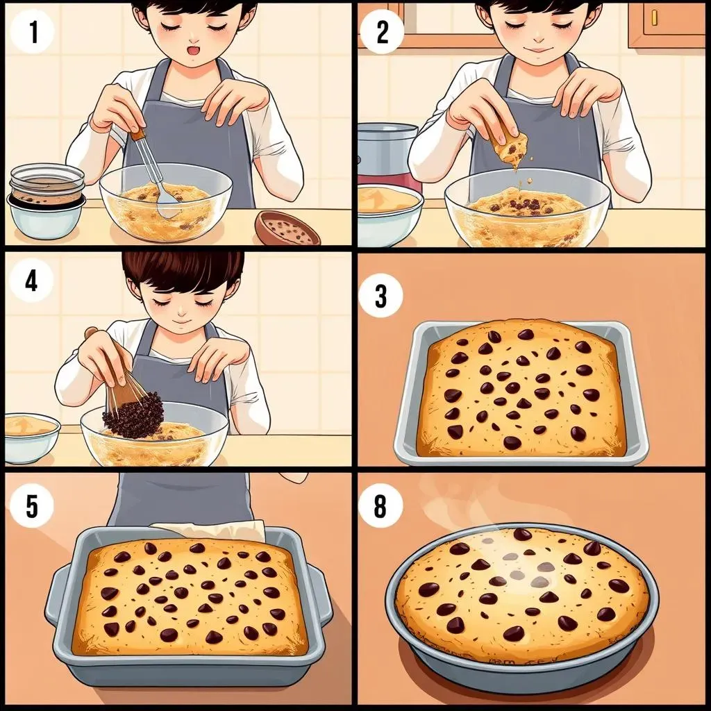 StepbyStep: Baking Your Vegan Chocolate Chip Cookie Cake