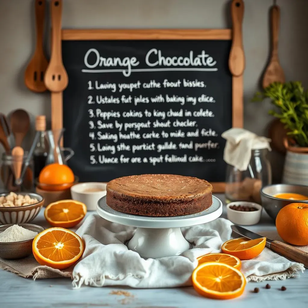 StepbyStep Guide to Baking Your Orange Chocolate Cake