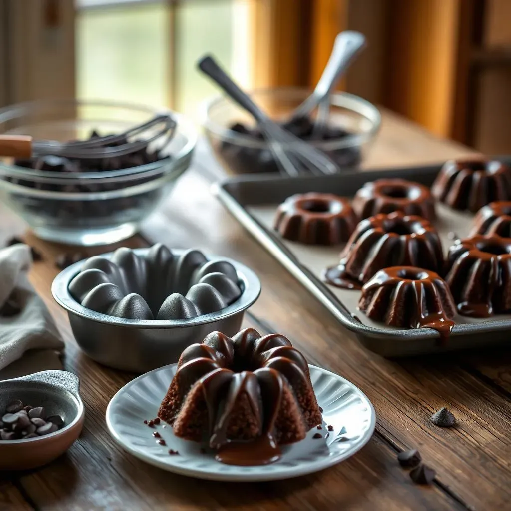 StepbyStep Instructions for Perfect Mini Chocolate Bundt Cakes