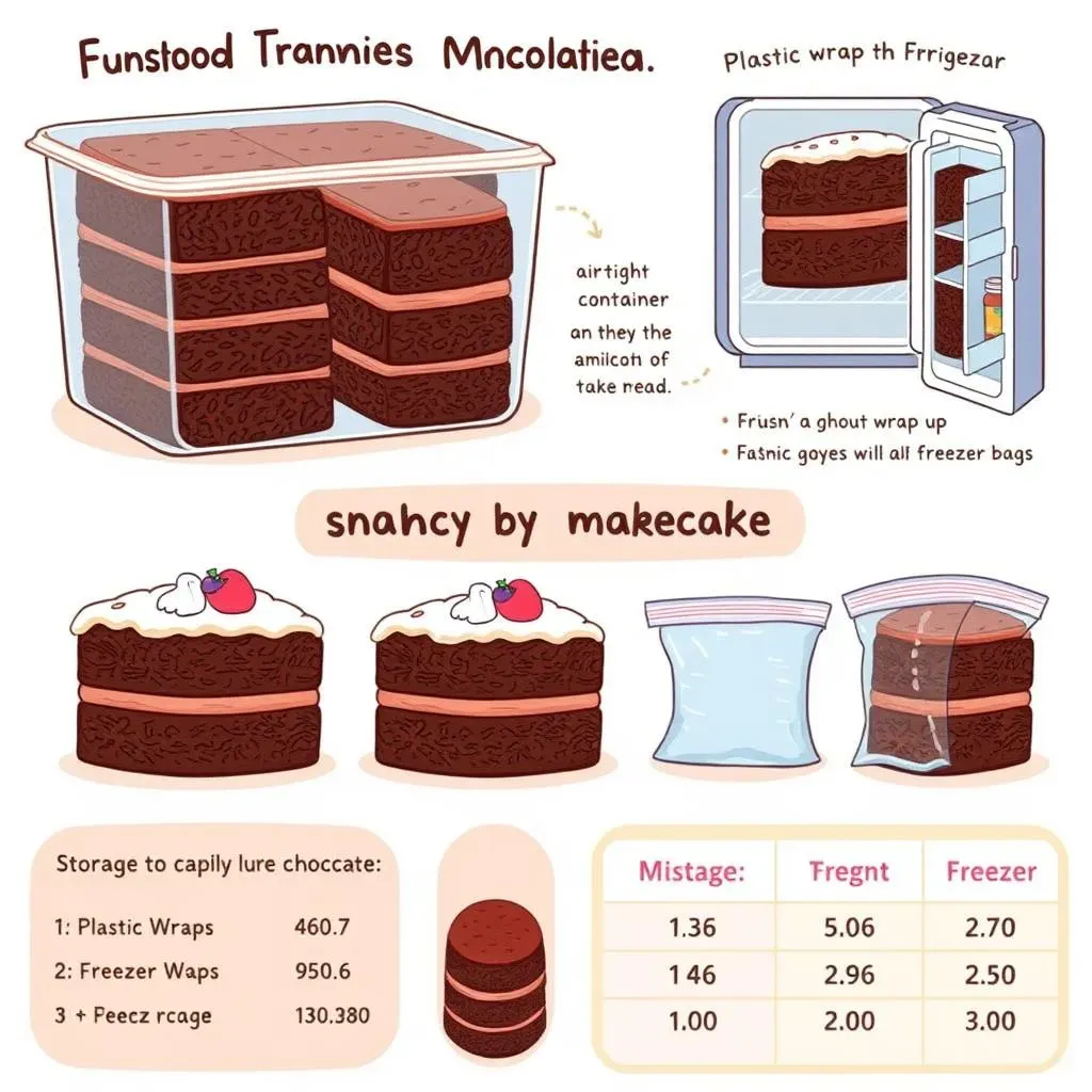 Storage and Make Ahead Tips for Your Fluffy Layer Chocolate Cake