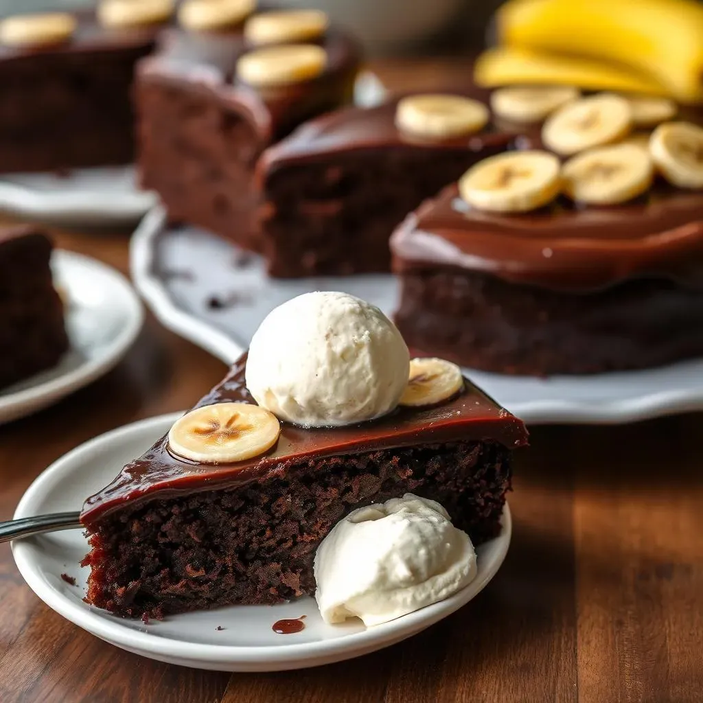 Storing and Enjoying Your Simple Banana Chocolate Cake