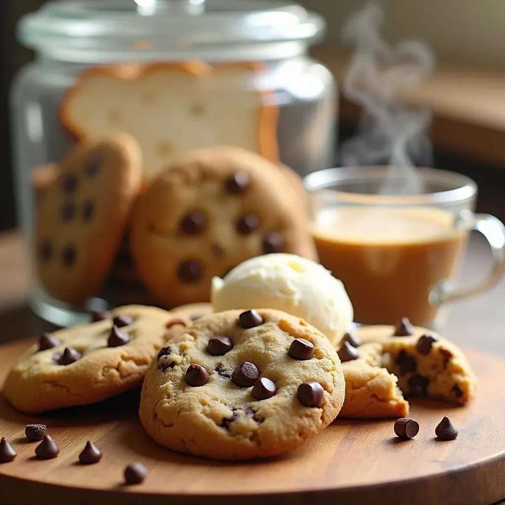 Storing and Serving Your Cake Flour Chocolate Chip Cookies