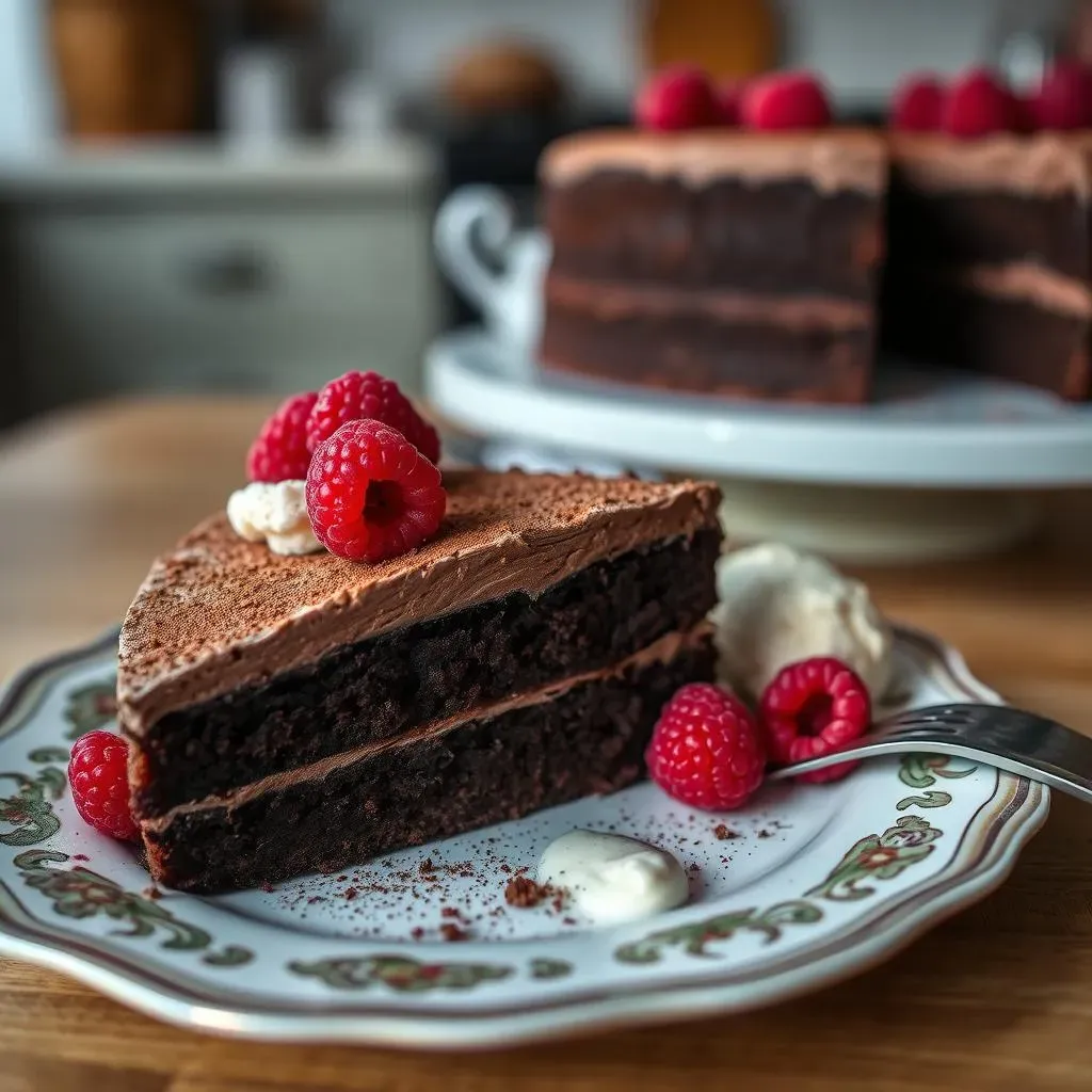 Storing and Serving Your Decadent Death By Chocolate Cake