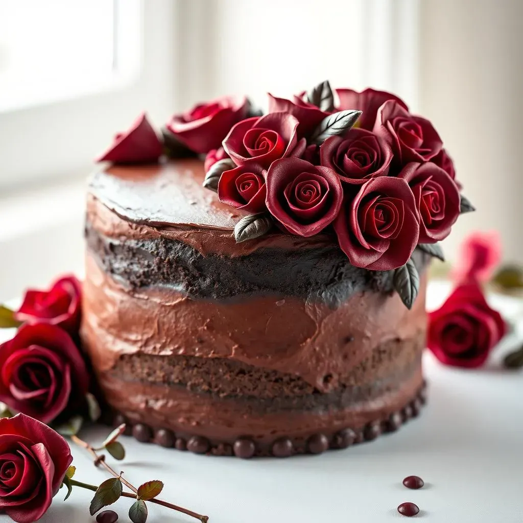 Stunning Chocolate Cake Decorating Ideas with Flowers