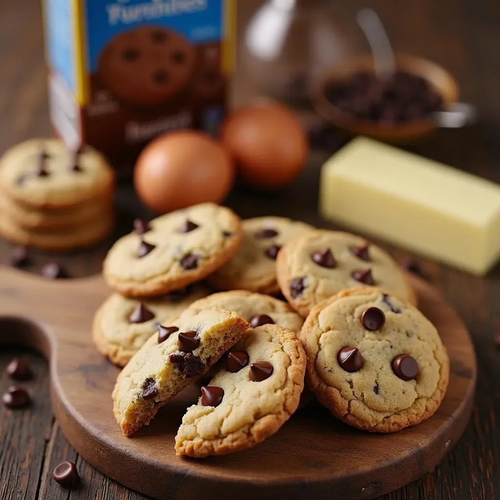 The Easiest Chocolate Chip Cookie Recipe with Cake Mix