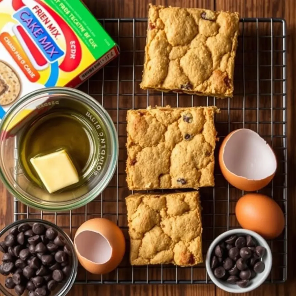 The Simple Ingredients for Your Cake Mix Cookie Bars