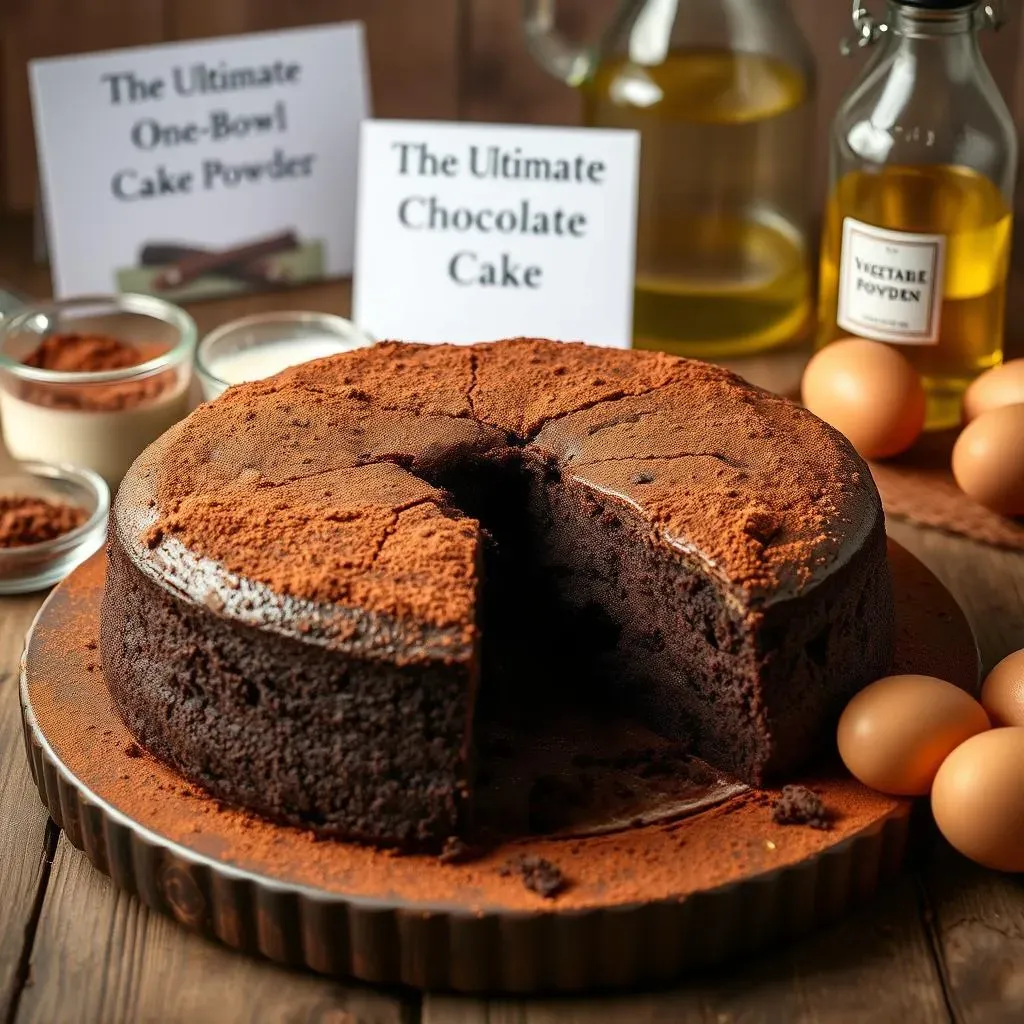 The Ultimate OneBowl Chocolate Cake Recipe: Quick, Easy, and Delicious