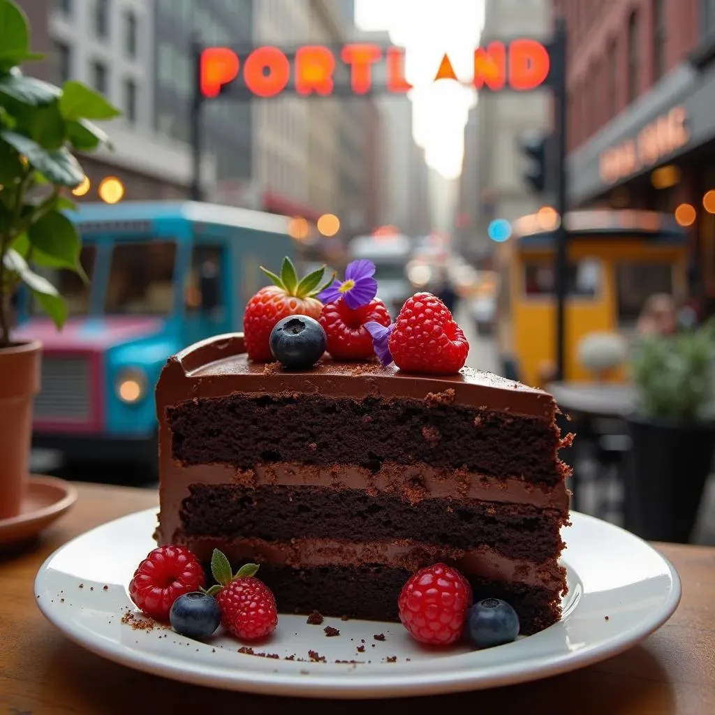 Ultimate Vegan Chocolate Cake in Portland